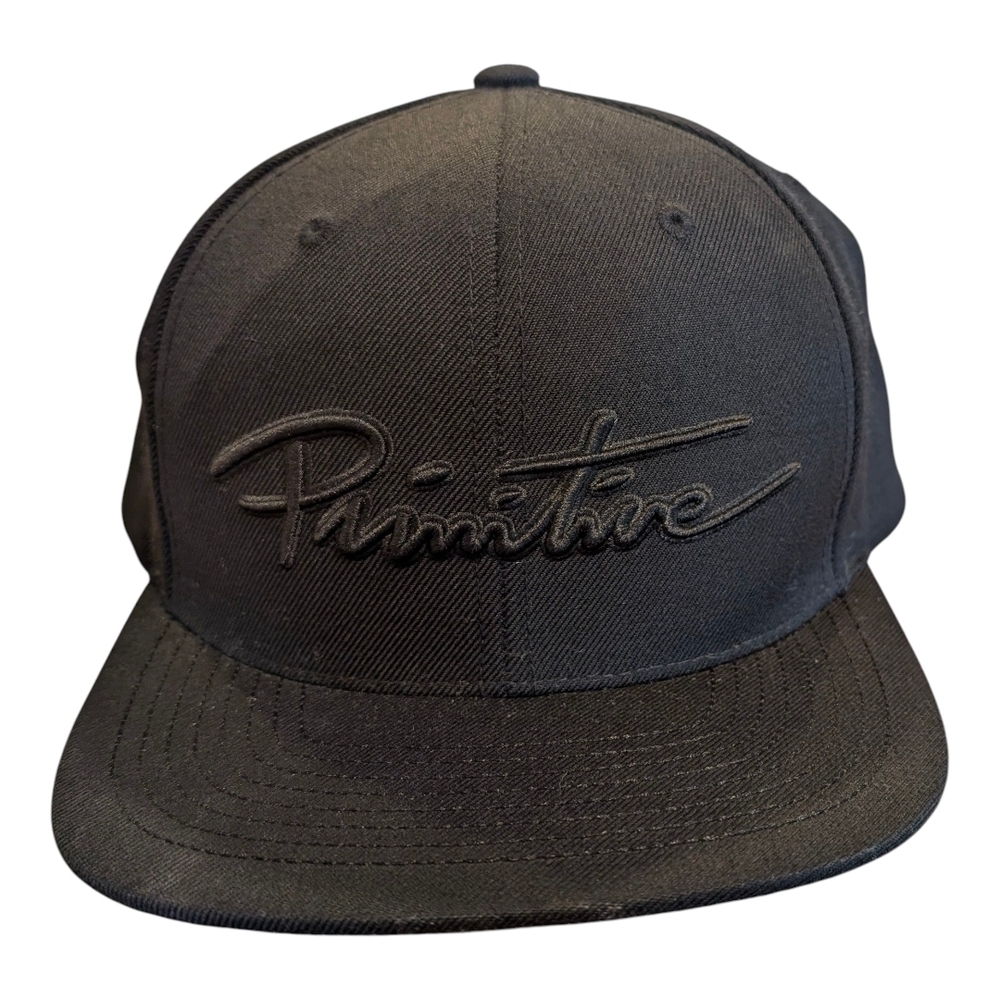 Primitive Skateboarding Snapback Hat Black Embroidered Logo Galaxy Brim OS